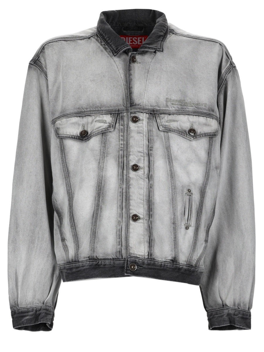Diesel D-Denver Spijkerjas – Grijs