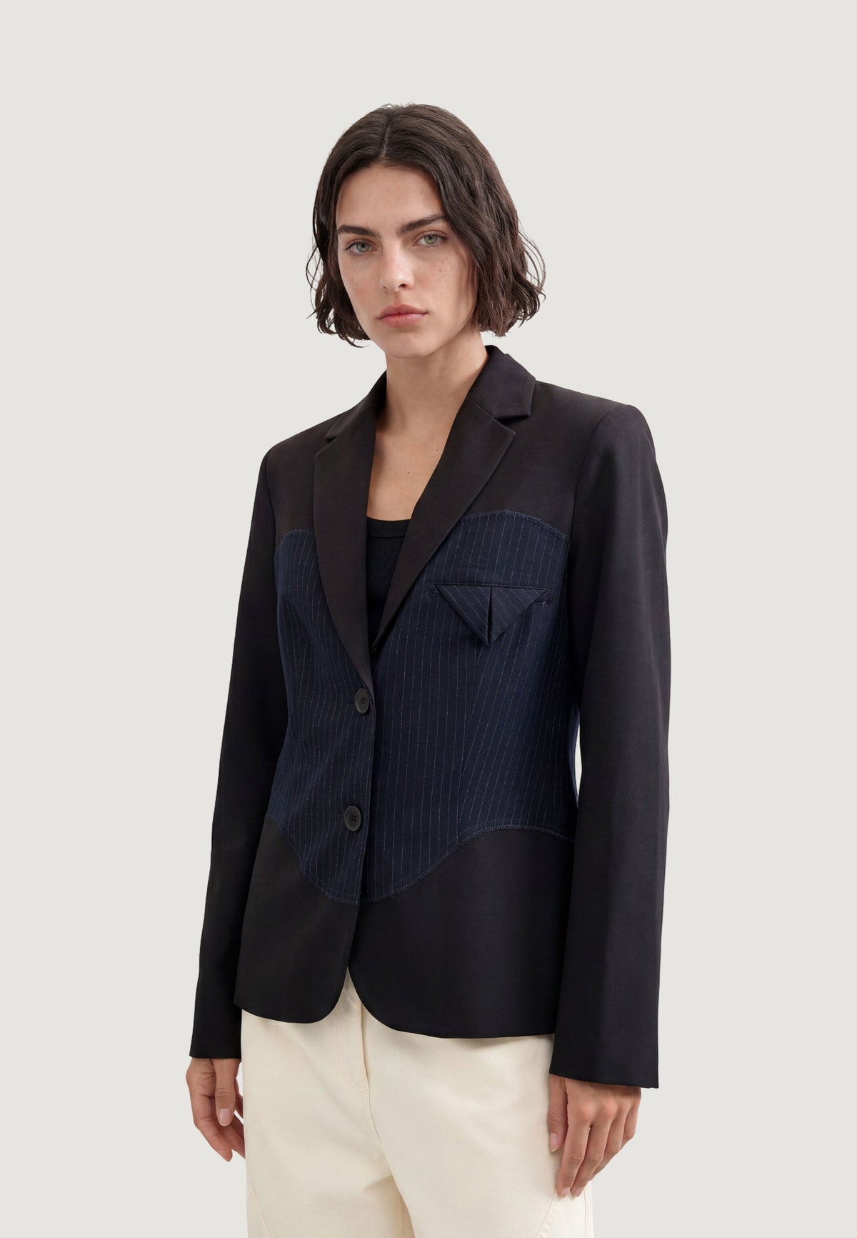 Desigual Wave Diplo Blazer – Marineblauw