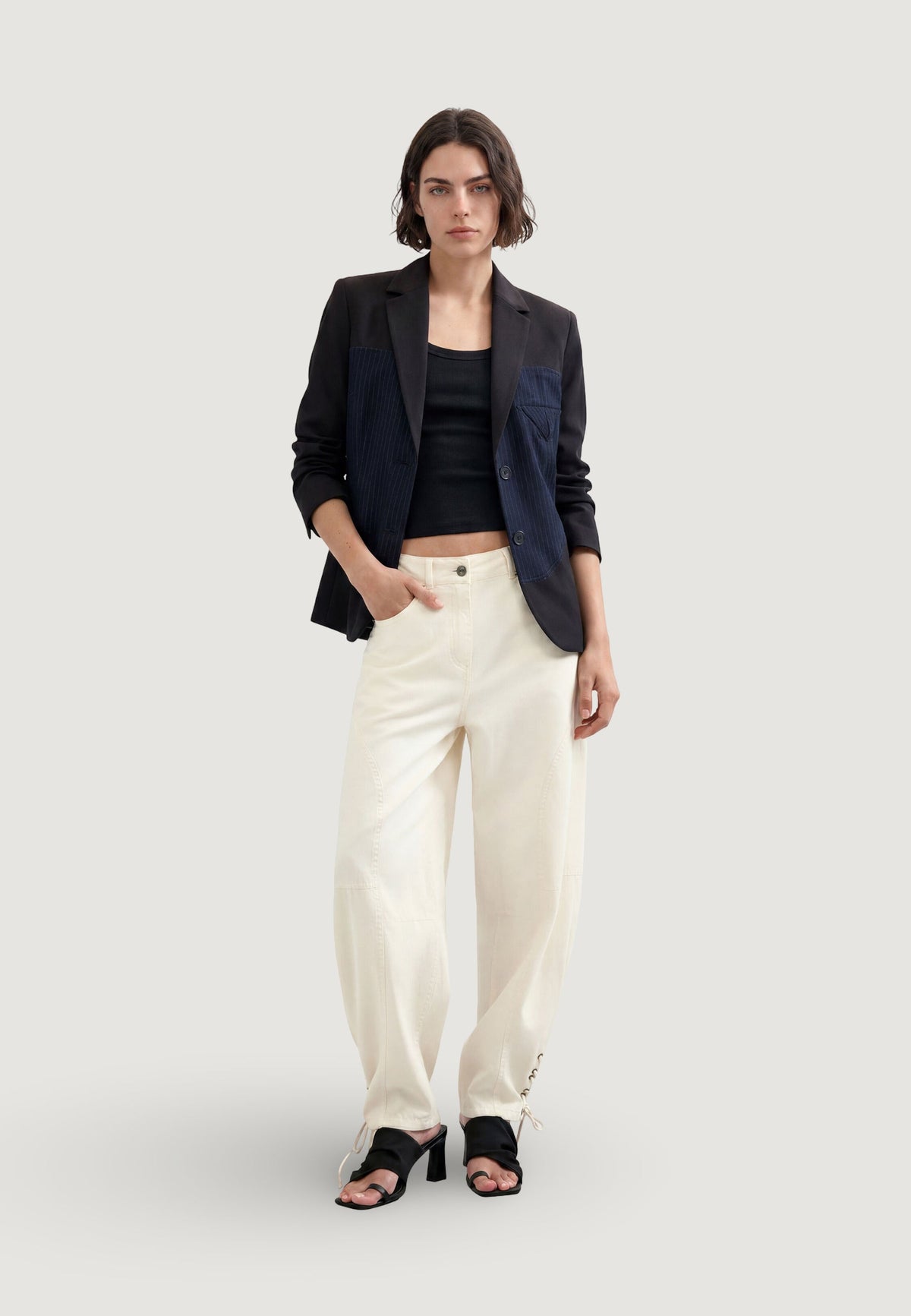 Desigual Wave Diplo Blazer – Marineblauw
