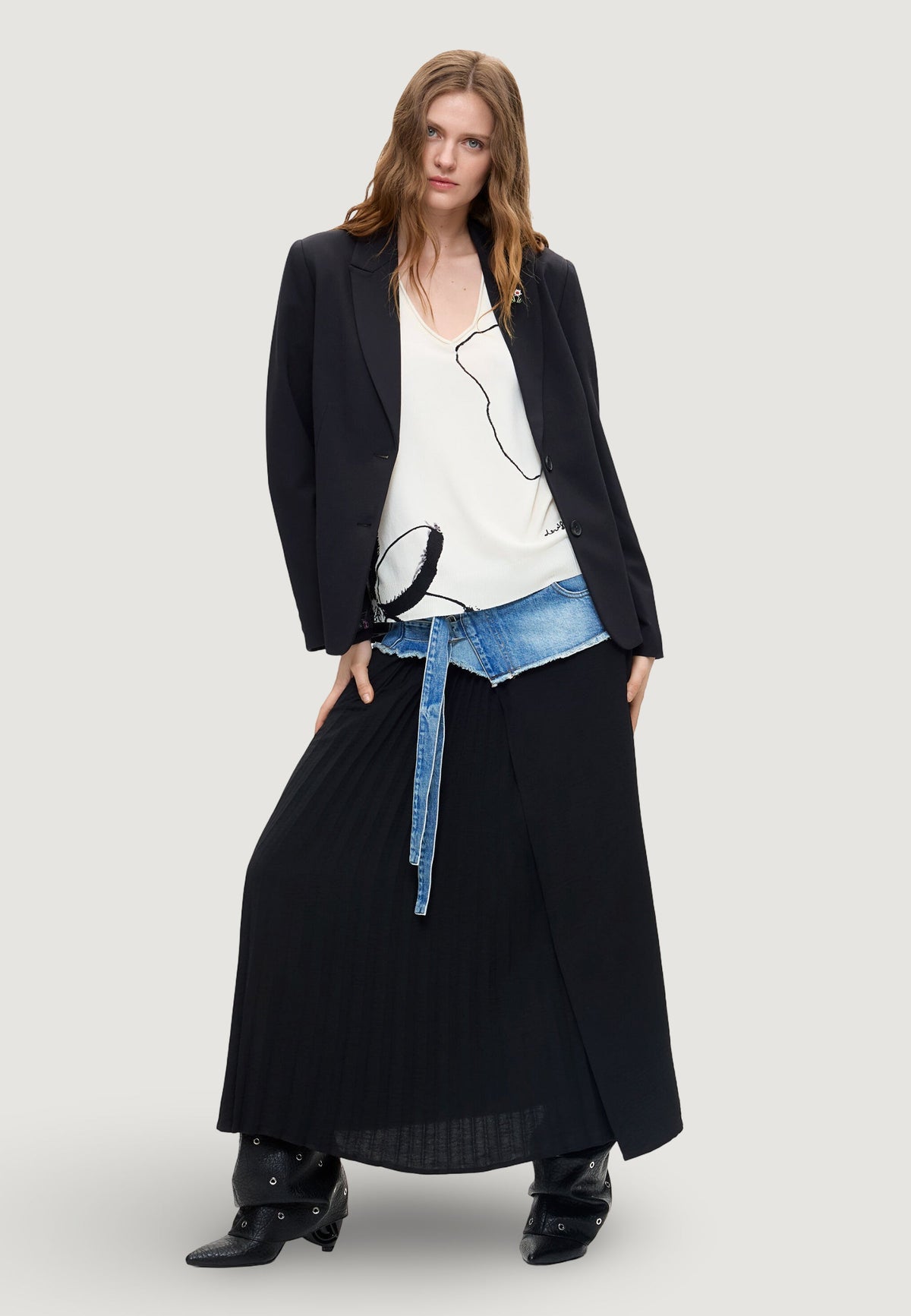Desigual Nino Blazer – Zwart