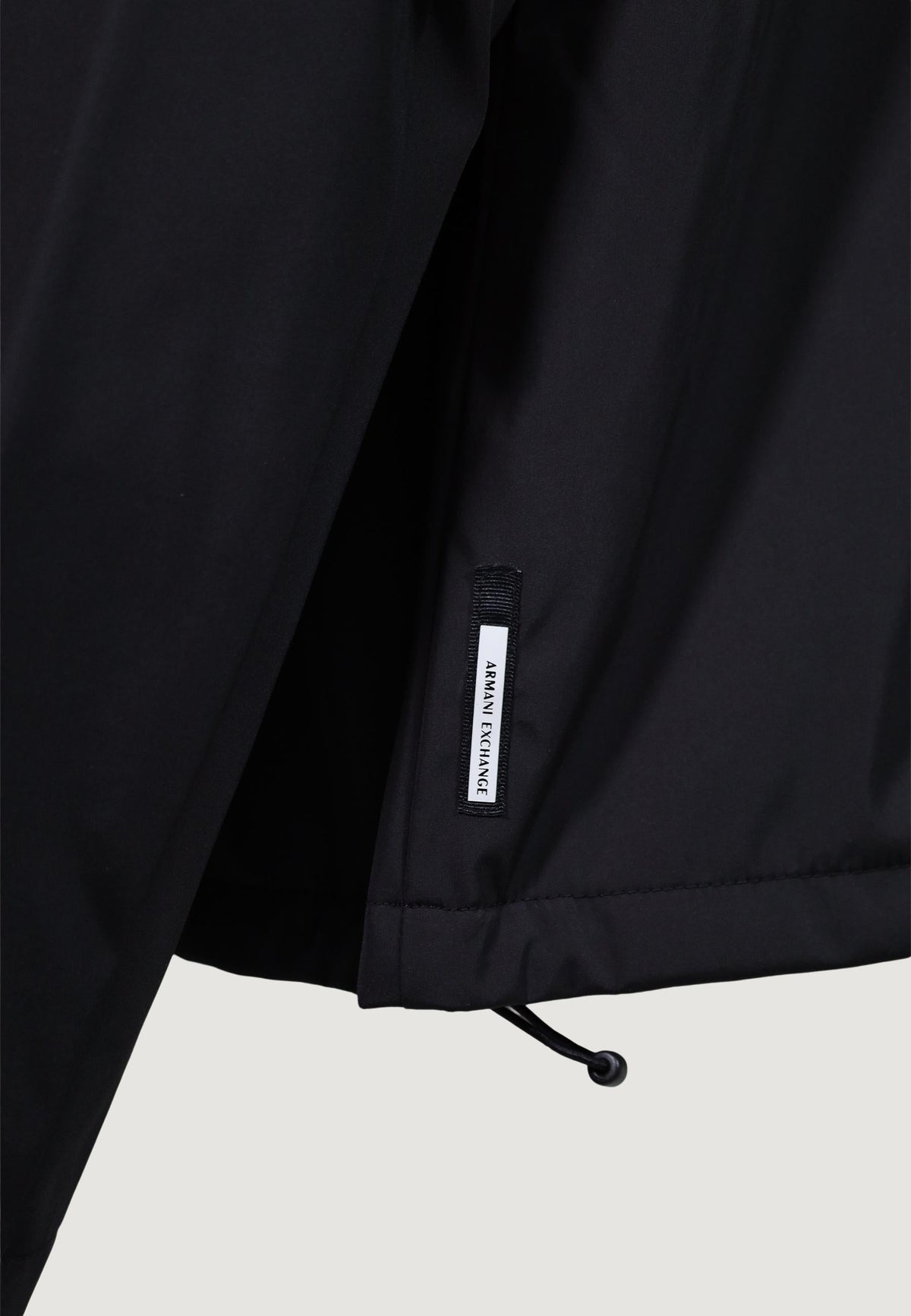 Armani Exchange Blouson Jas met Ritszakken – Zwart