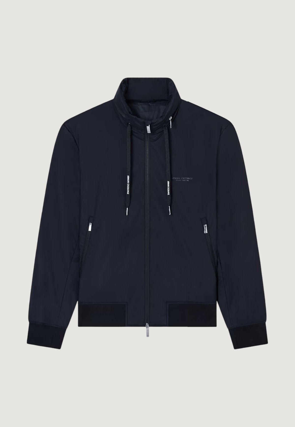 Armani Exchange Blouson Jas met Knopen – Zwart