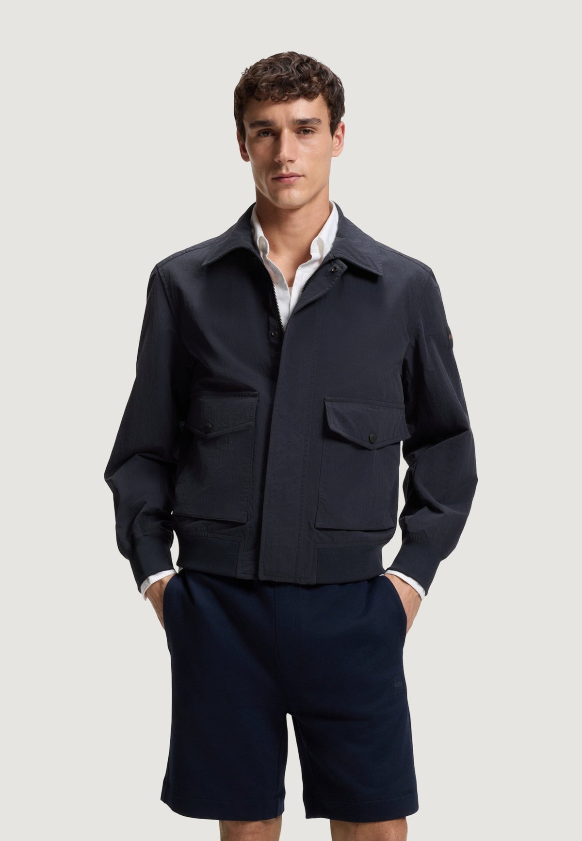 Boss Ocruise Jas – Blauw