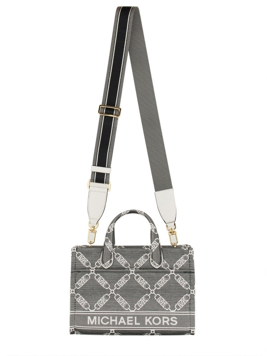 Michael Kors Gigi Handtas Small – Zwart / Wit