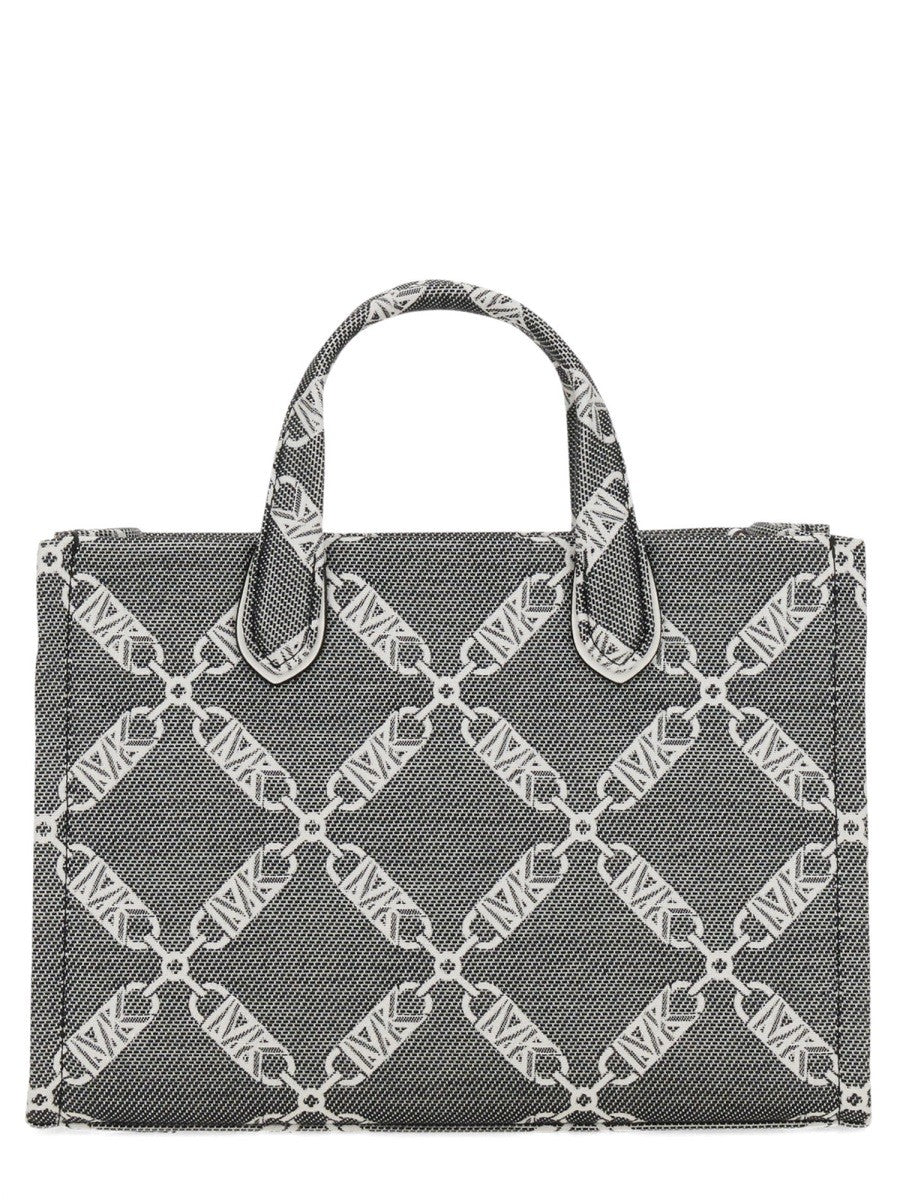 Michael Kors Gigi Handtas Small – Zwart / Wit