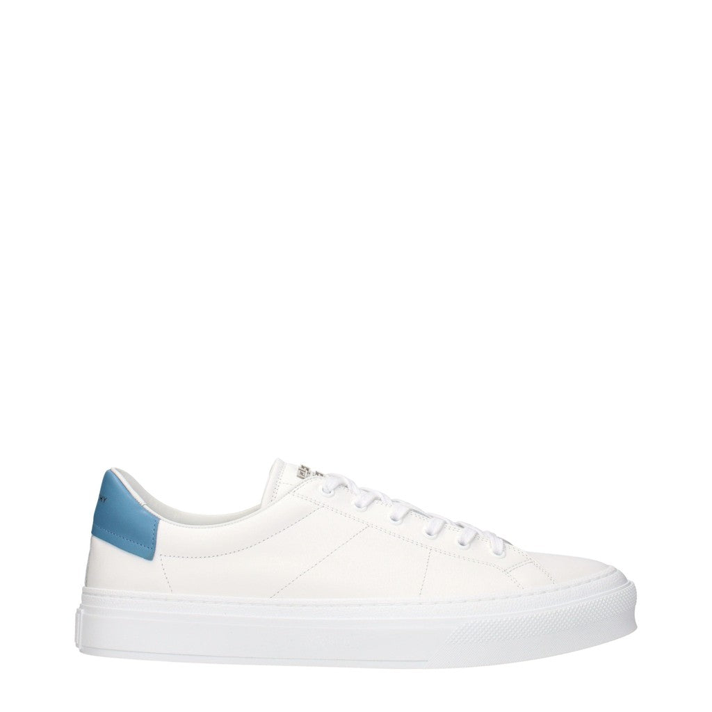 Givenchy City Sport Leren Sneakers – Wit / Lichtblauw