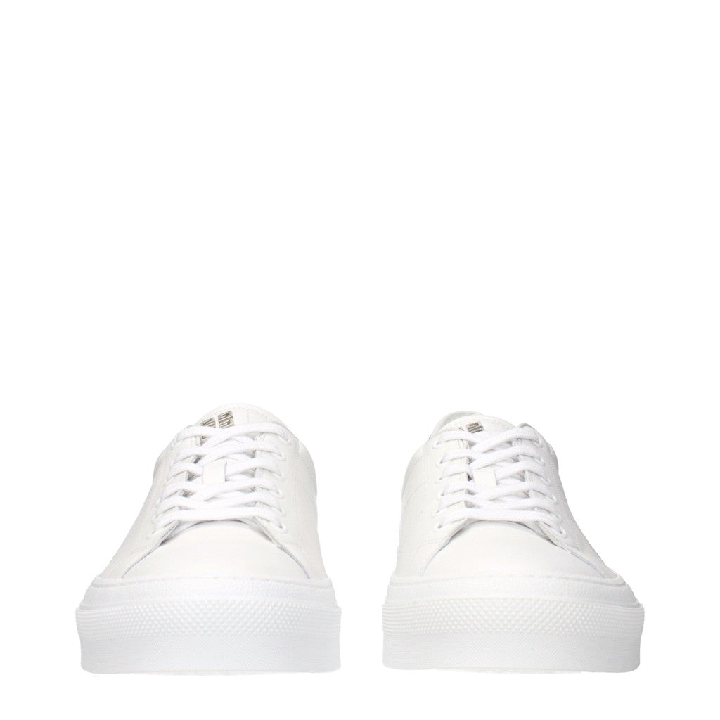 Givenchy City Sport Leren Sneakers – Wit / Lichtblauw