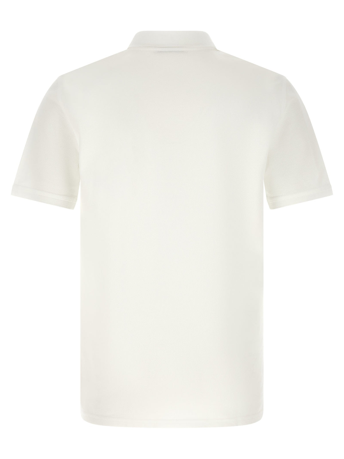 Givenchy Piqué Polo met grosgrain logopatch – Wit
