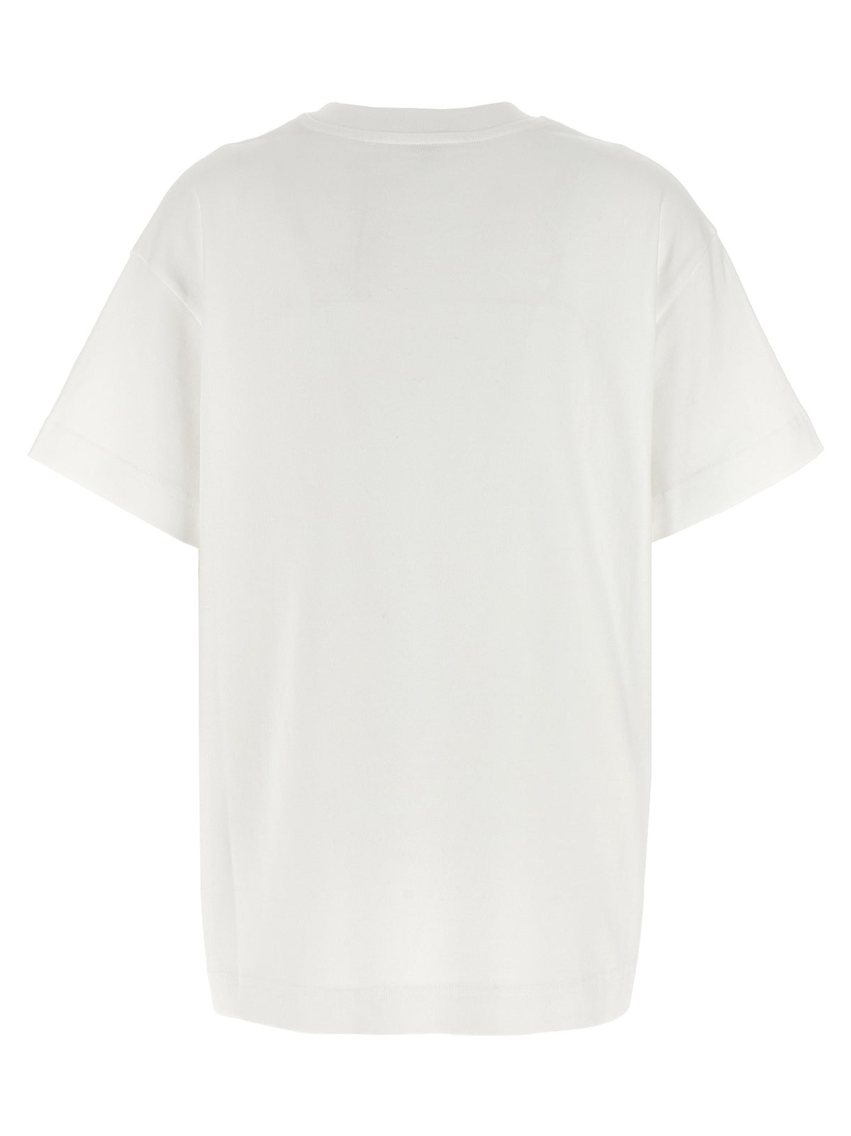 Givenchy T-shirt met grosgrain logopatch Dames – Wit