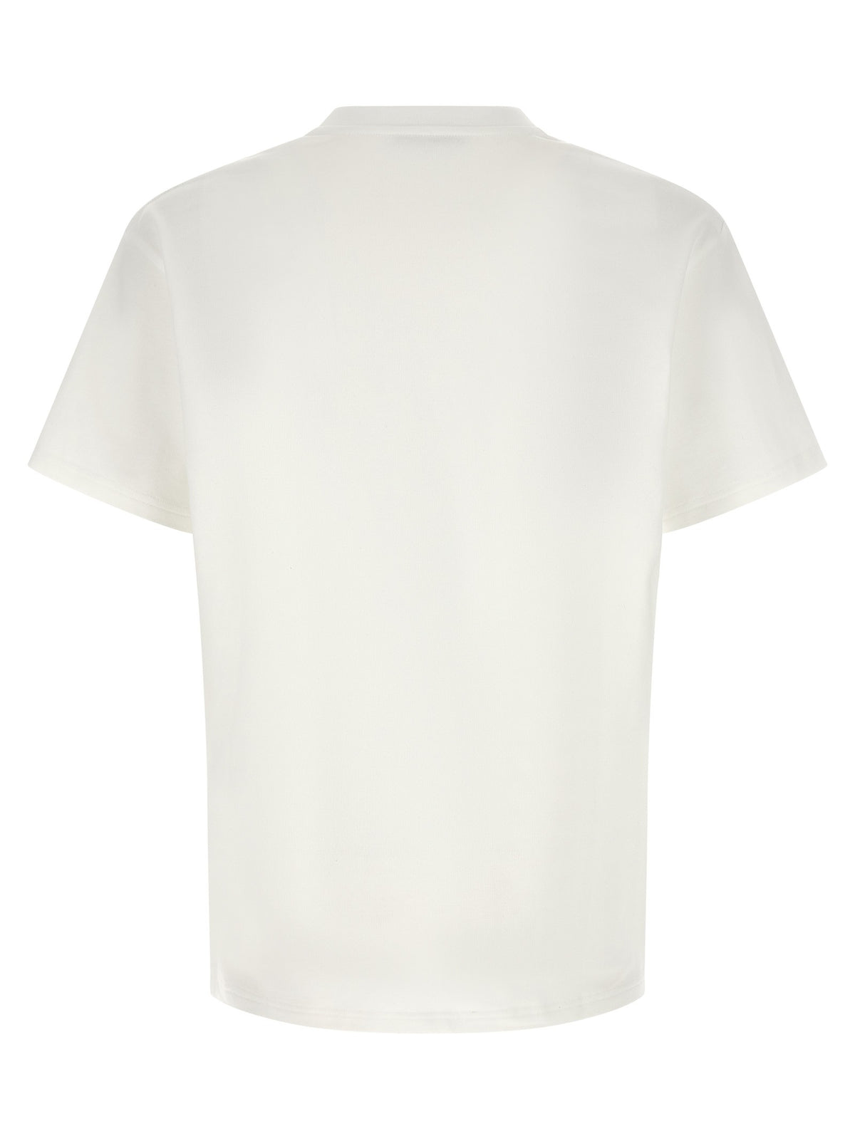 Givenchy T-shirt van katoen en zijde met jacquardlogo – Wit