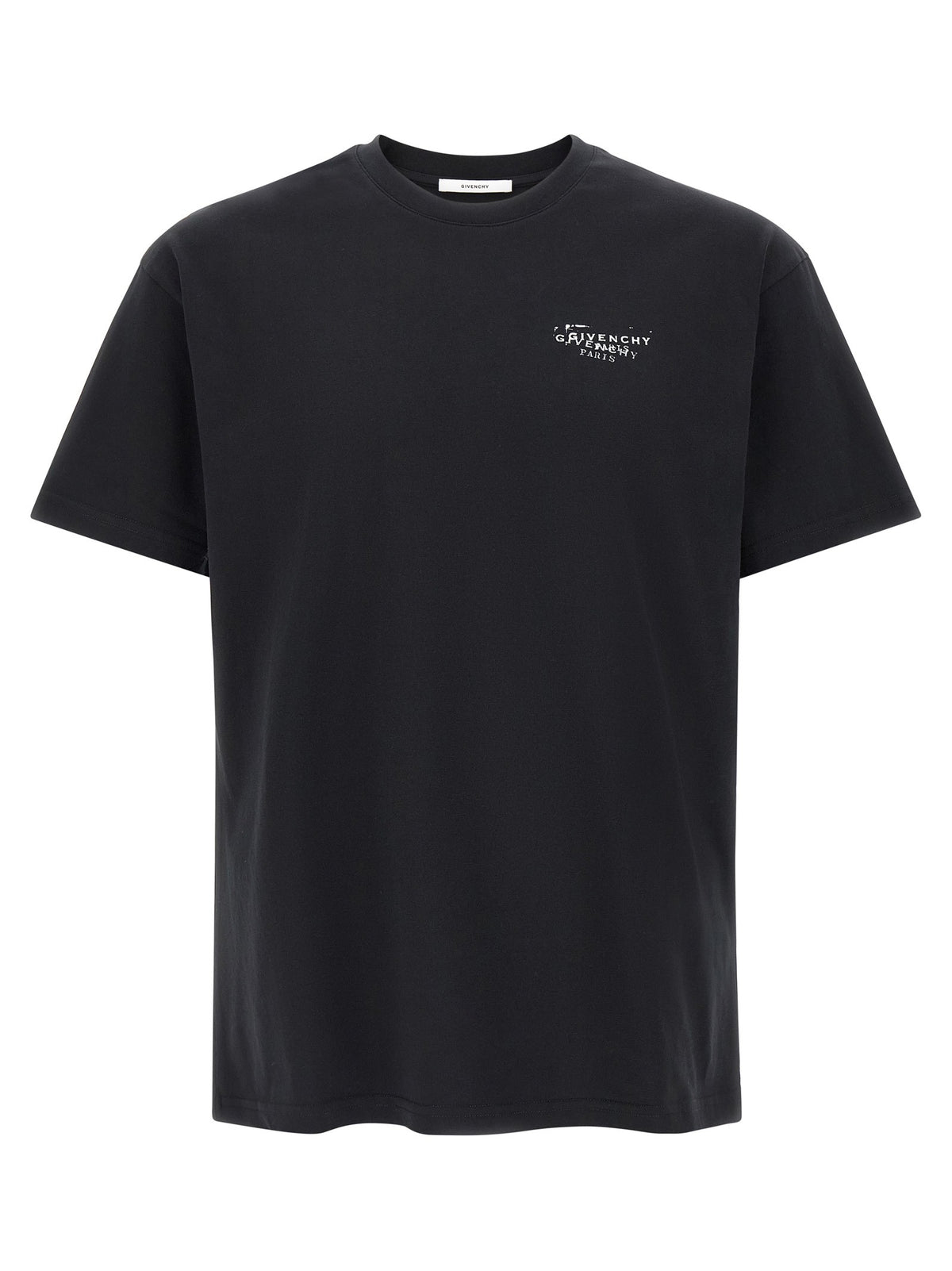 Givenchy Stamp T-shirt Heren – Zwart
