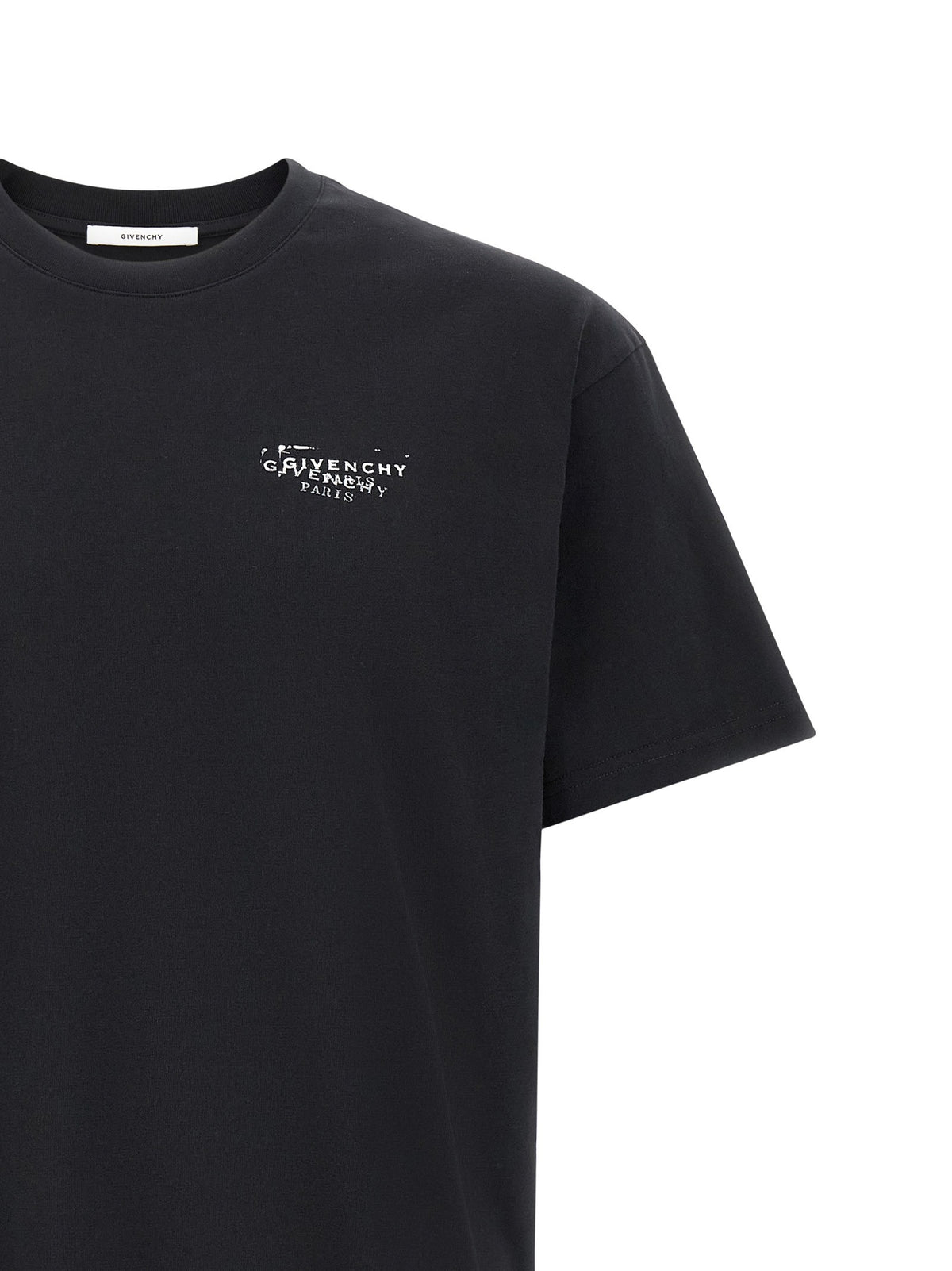 Givenchy Stamp T-shirt Heren – Zwart