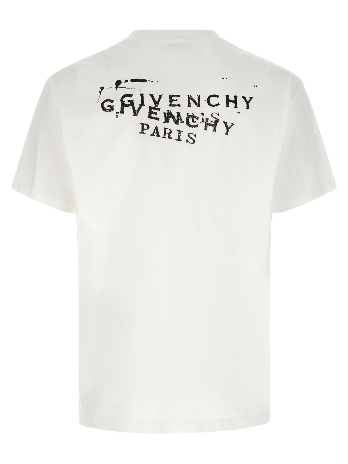 Givenchy Stamp T-shirt Heren – Wit