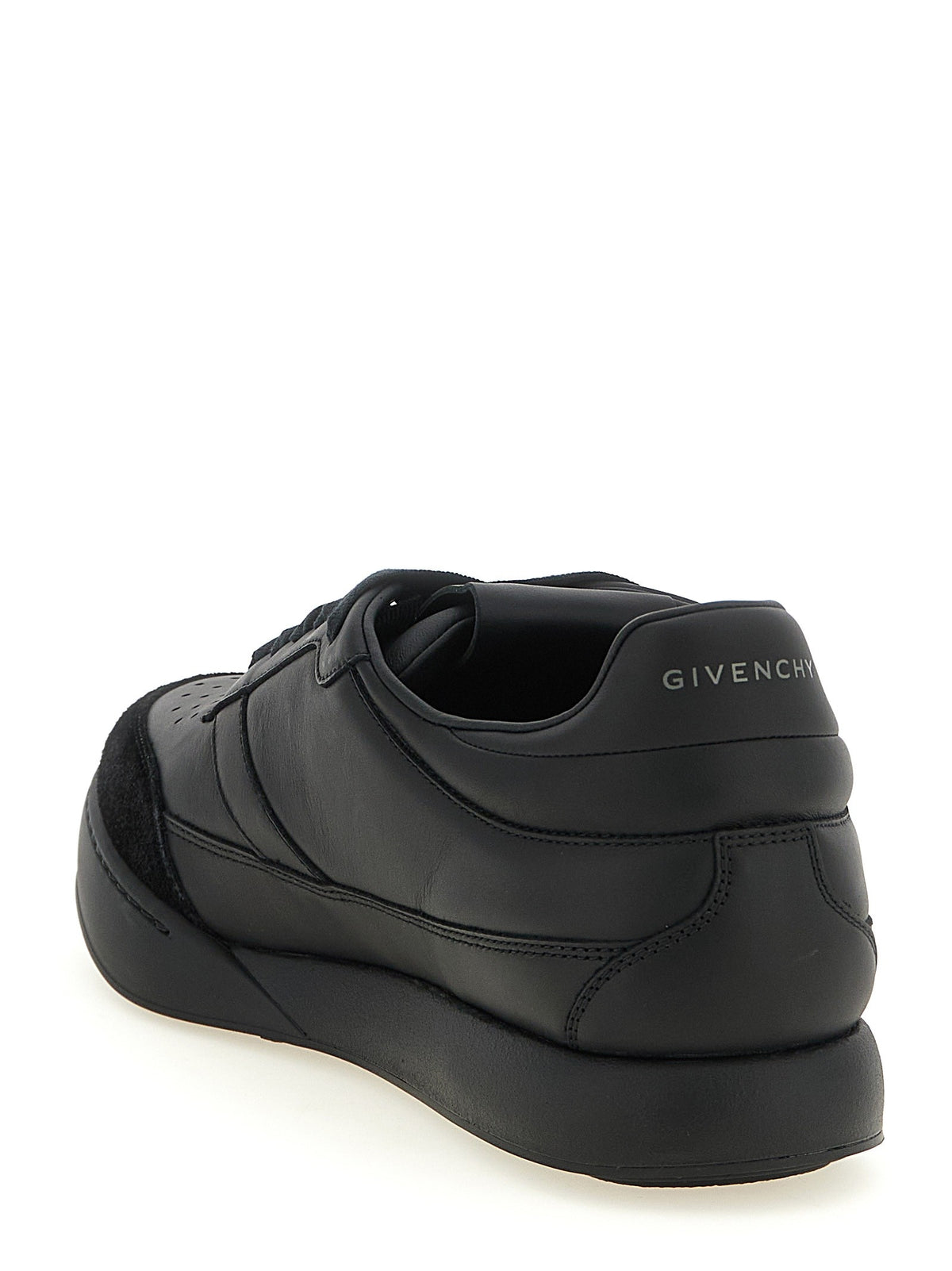 Givenchy Leren sneakers met suède – Zwart