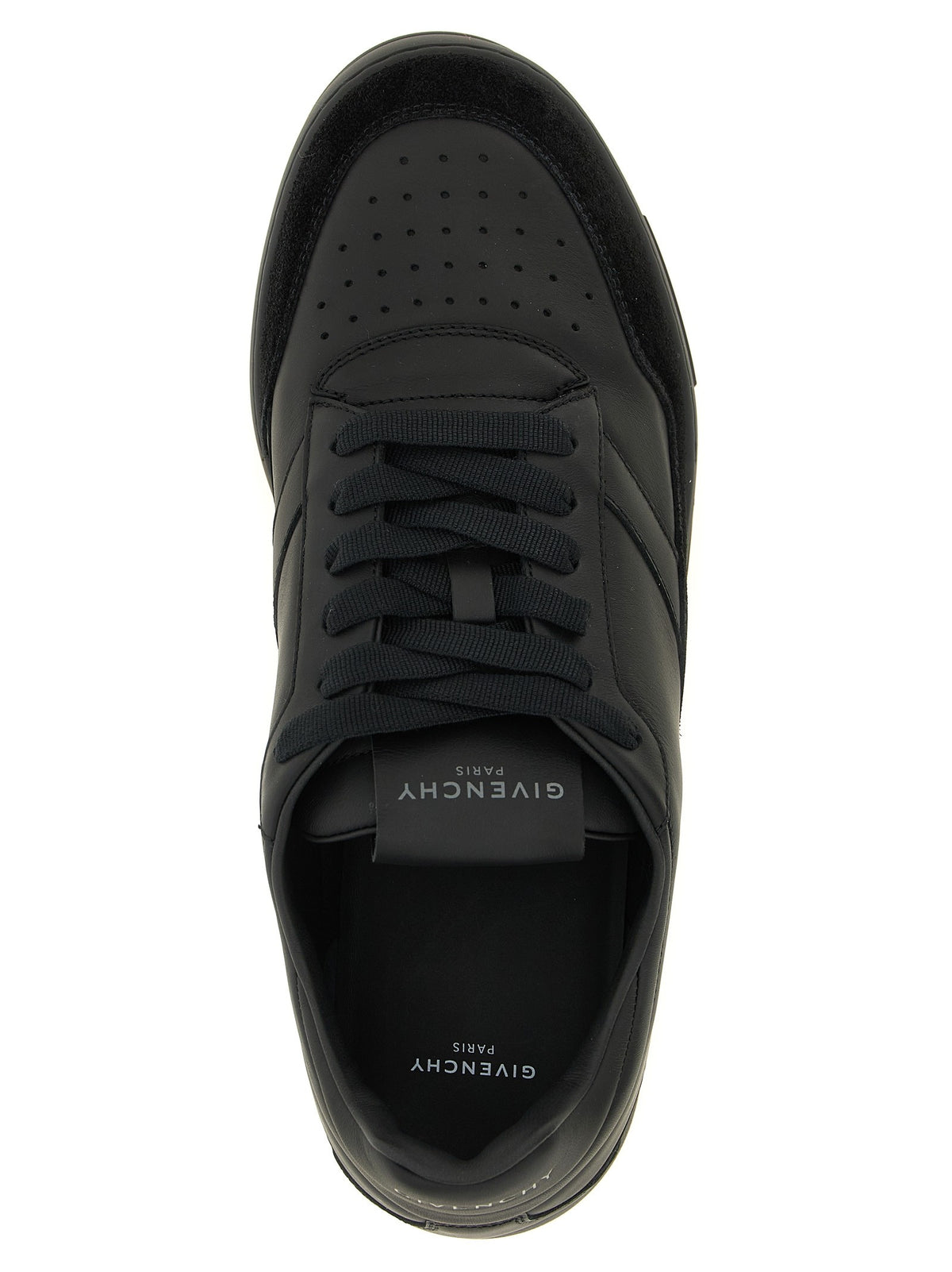 Givenchy Leren sneakers met suède – Zwart