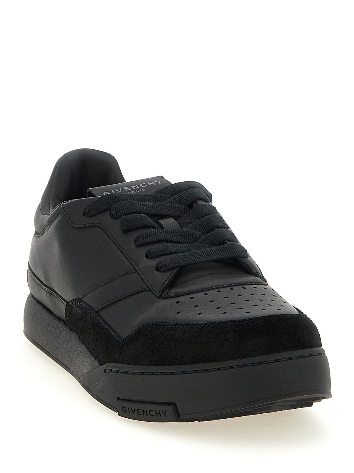Givenchy Leren sneakers met suède – Zwart