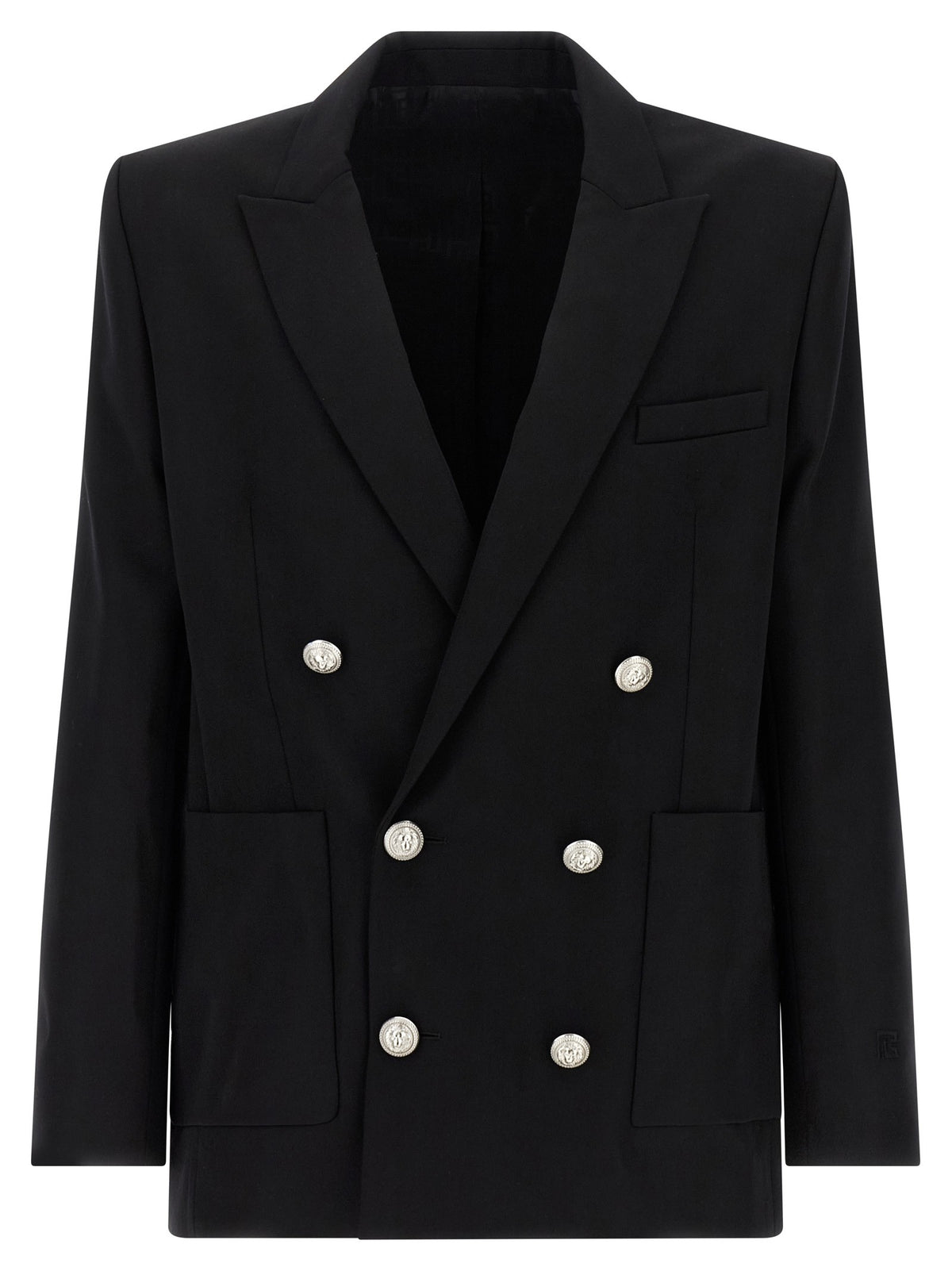 Balmain Double-breasted blazer – Zwart