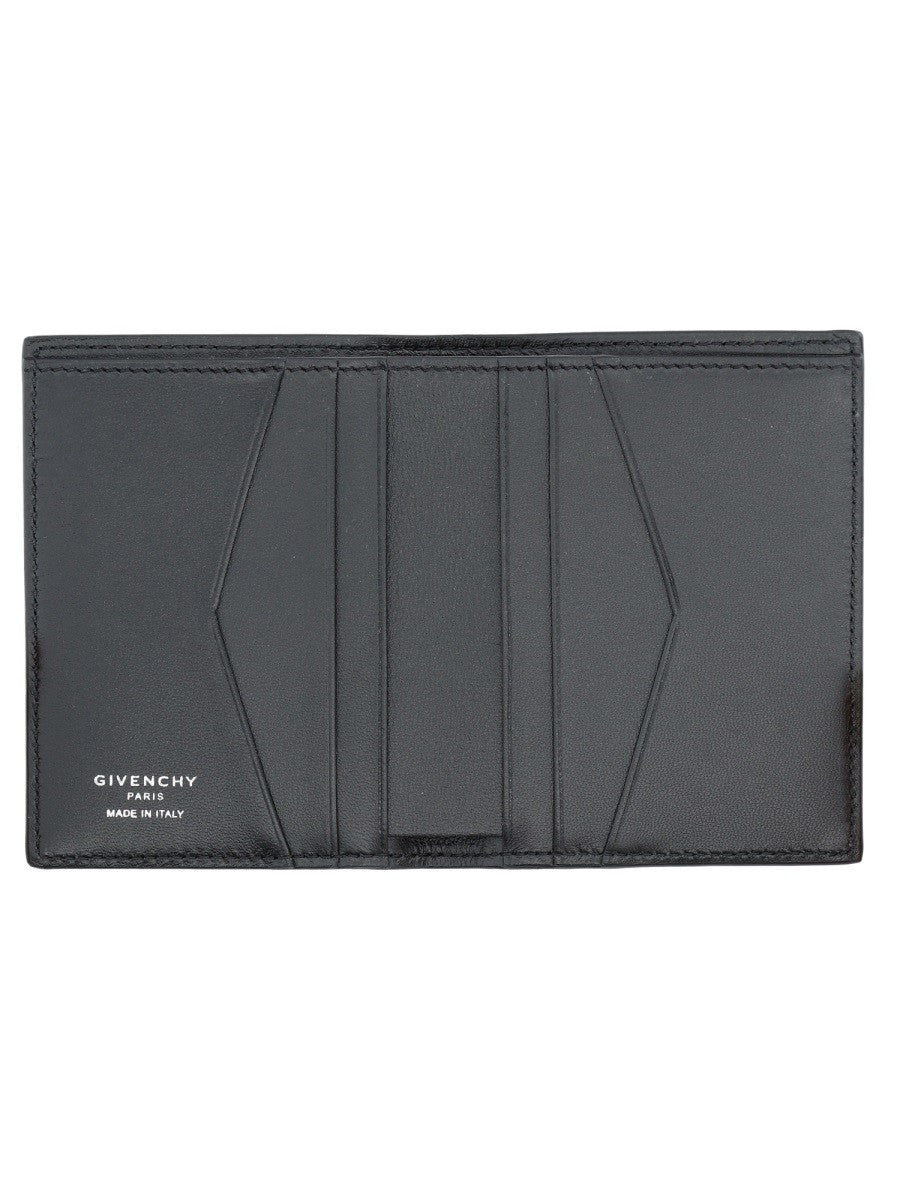 Givenchy Kaarthouder van generfd leer – Zwart