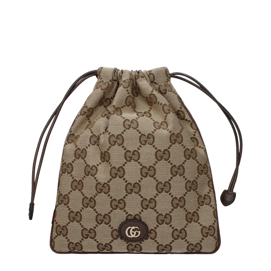 Gucci Clutch met trekkoord – Beige