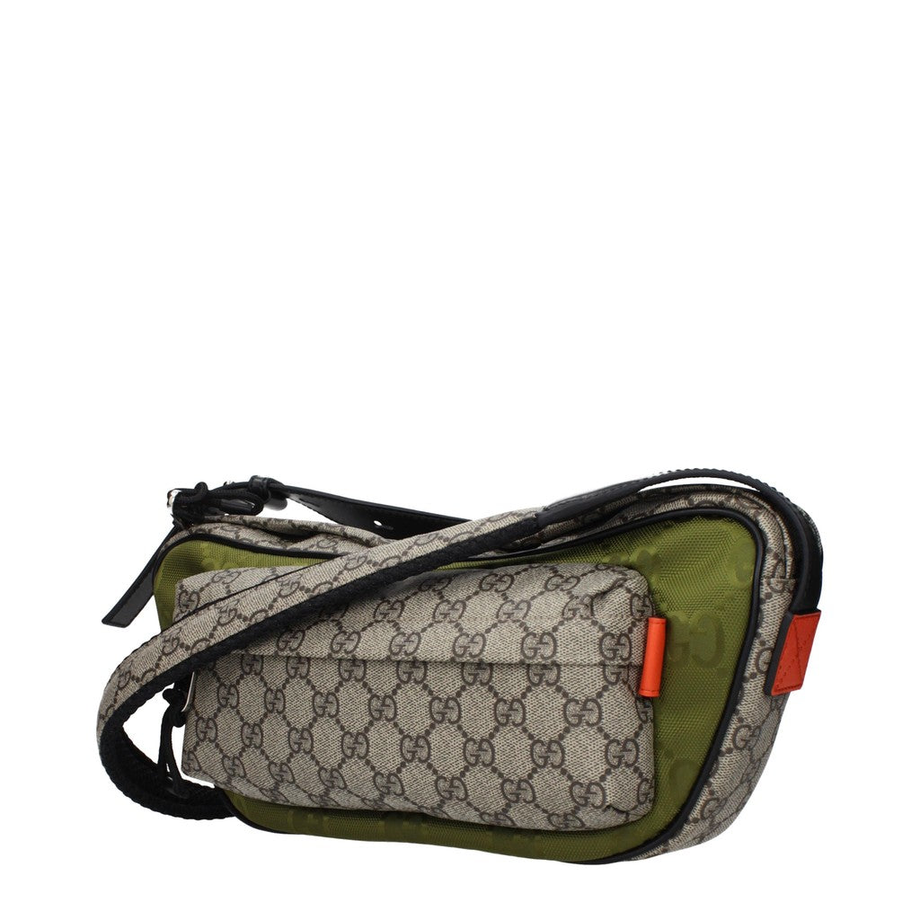 Gucci Crossbodytas van stof en leer – Beige