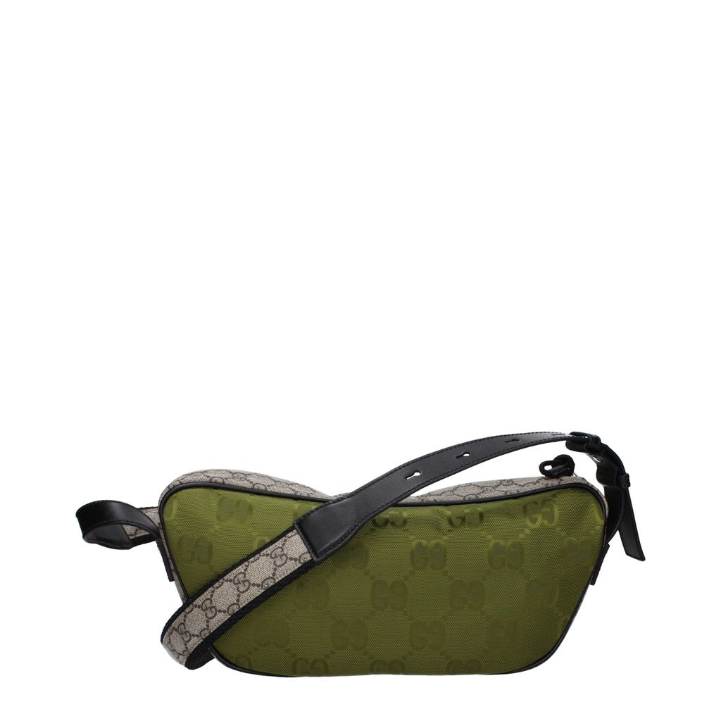 Gucci Crossbodytas van stof en leer – Beige