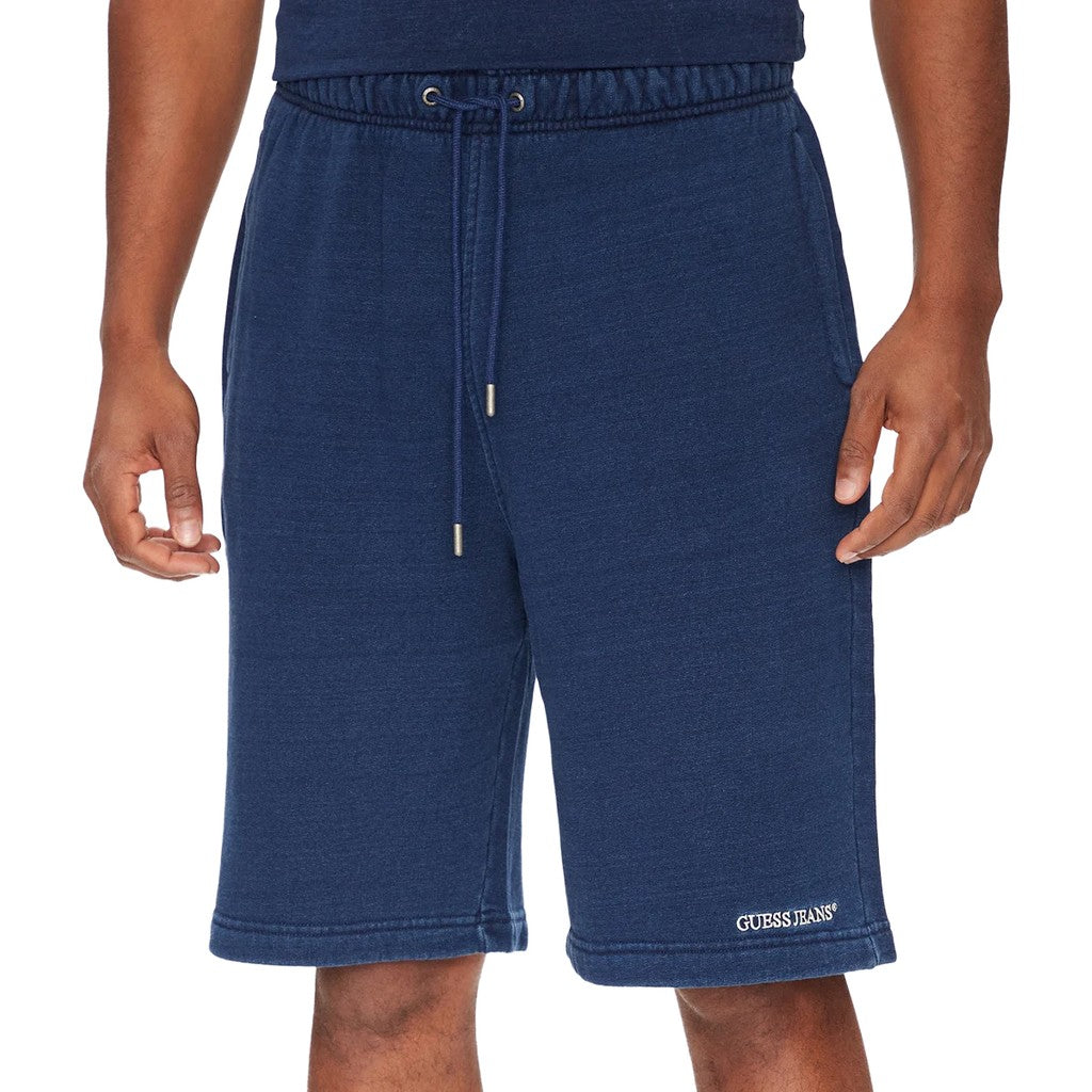 Guess Bermuda met trekkoord – Blauw