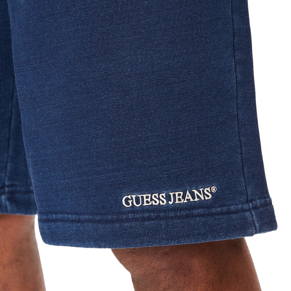 Guess Bermuda met trekkoord – Blauw