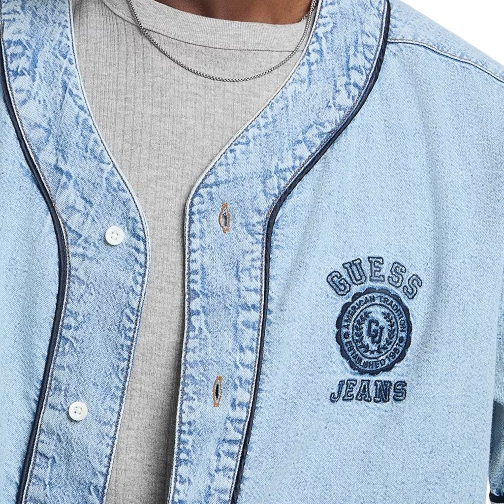 Guess Denim overhemd – Lichtblauw
