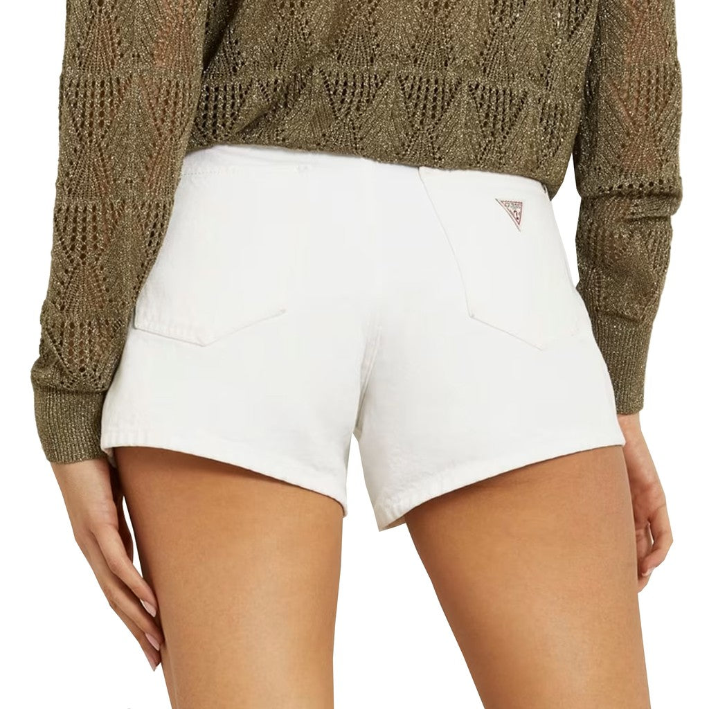 Guess Denim short Dames – Wit