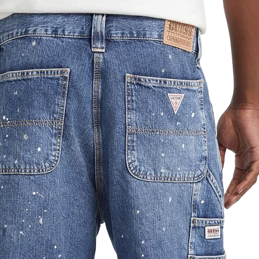 Guess Denim short Heren – Middenblauw