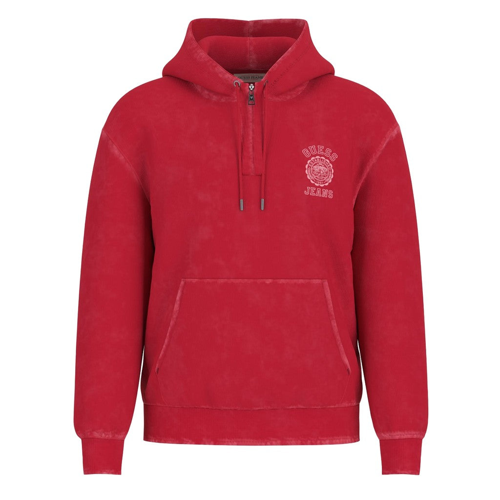 Guess Hoodie met logoprint – Rood