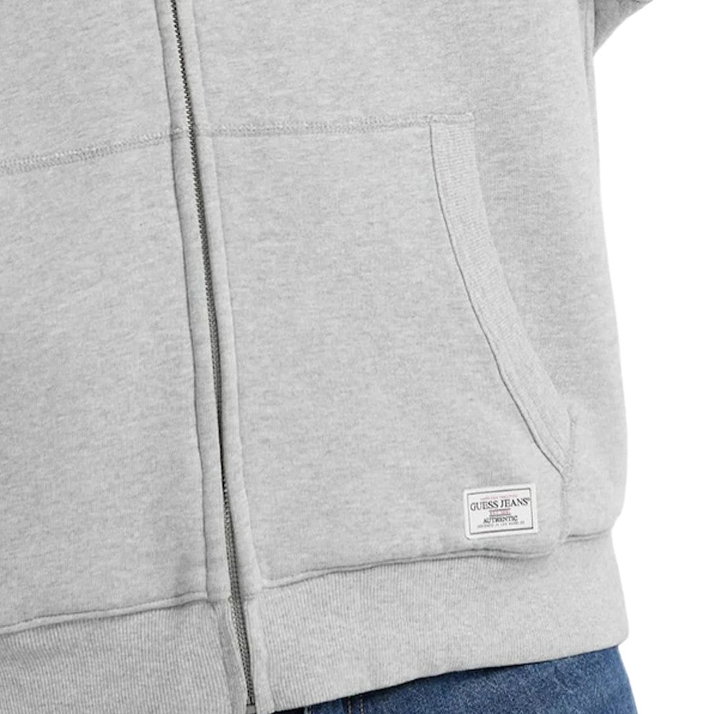 Guess Hoodie met rits – Grijs