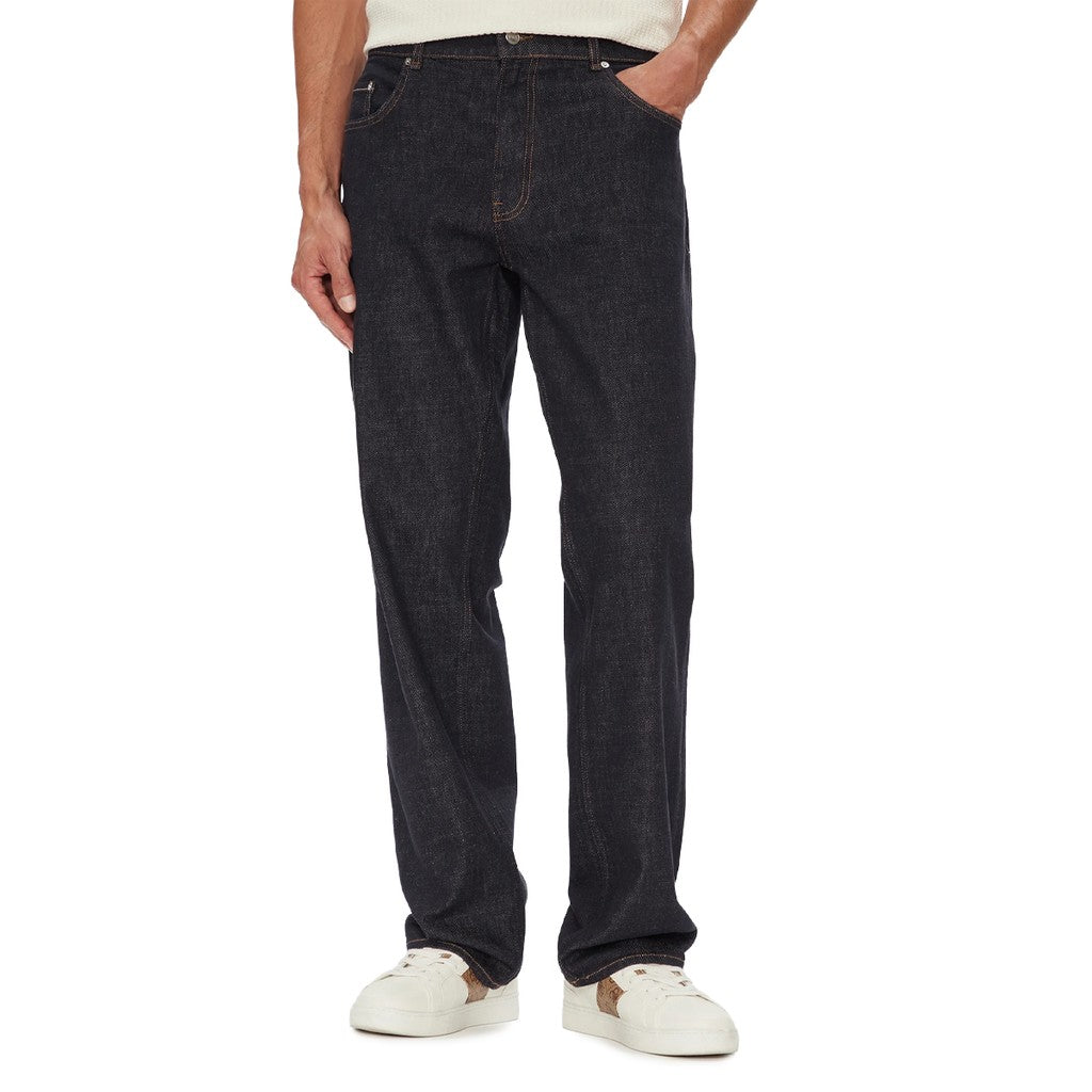 Guess Jeans met logoborduring – Zwart