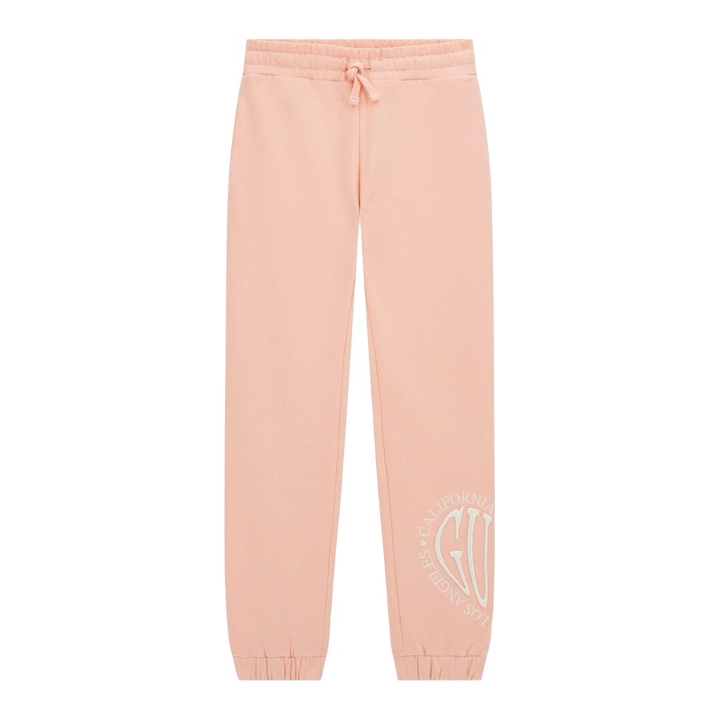Guess Kids Broek met logoborduring – Perzik