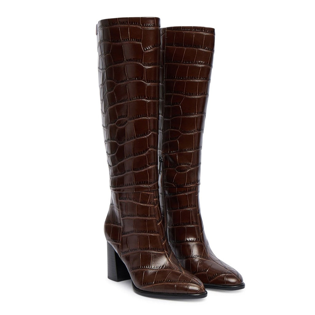Guess Leren laarzen – Bruin
