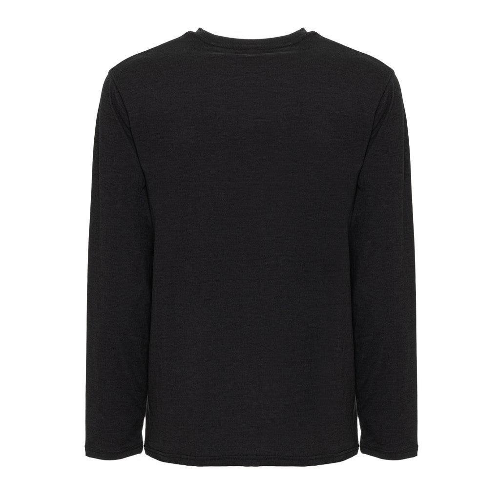 Guess Longsleeve met logo – Zwart