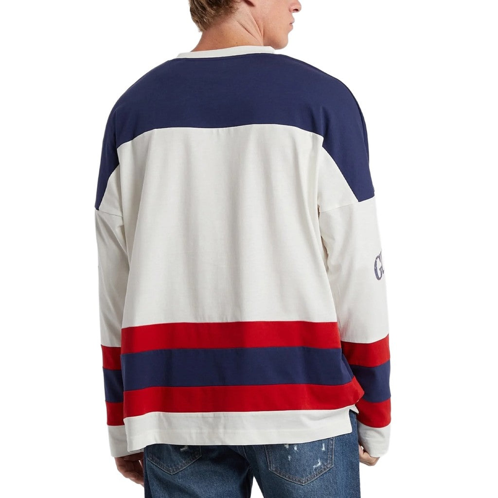 Guess Longsleeve met logoprint – Wit