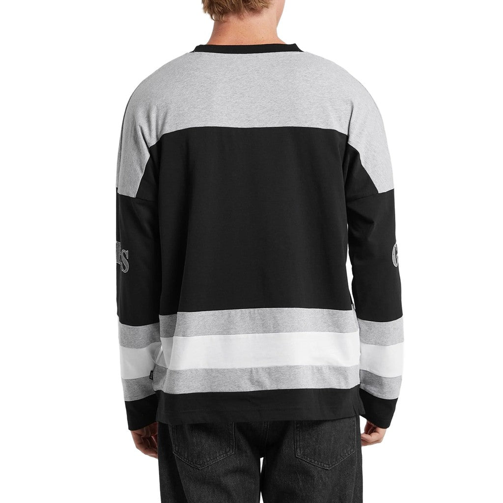 Guess Longsleeve met logoprint – Zwart