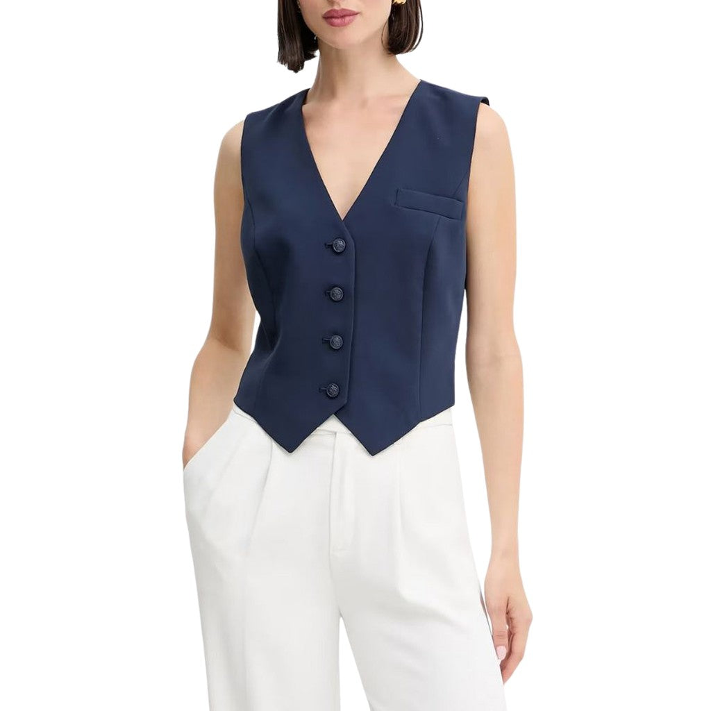 Guess Mouwloze blouse – Blauw
