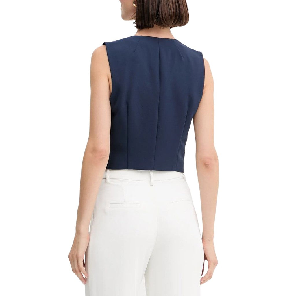Guess Mouwloze blouse – Blauw