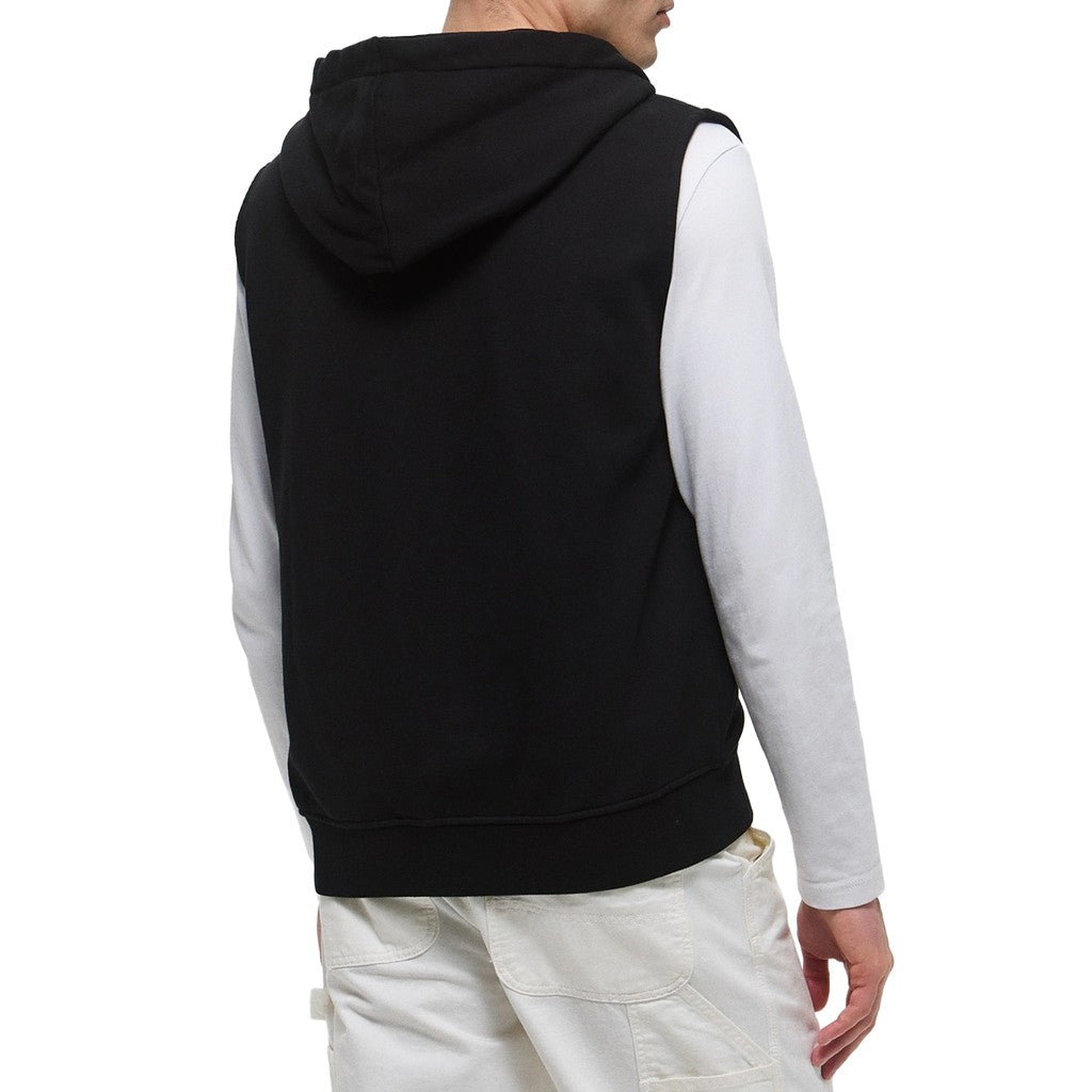 Guess Mouwloze hoodie met rits – Zwart