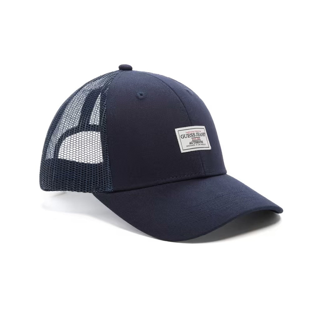 Guess Pet met logoborduring – Blauw