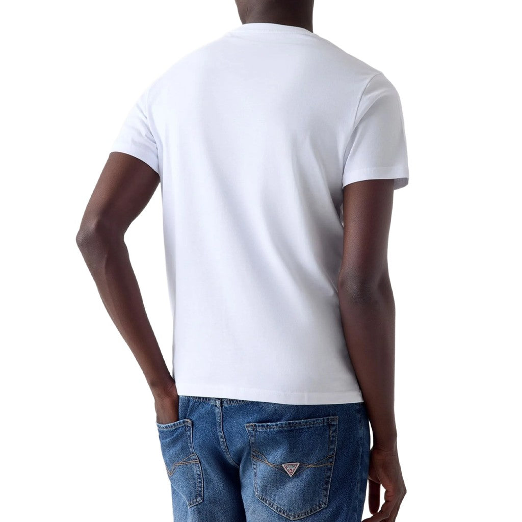 Guess Regular fit T-shirt met logo – Wit