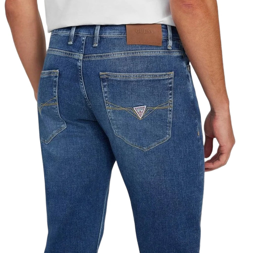 Guess Slim fit jeans – Middenblauw