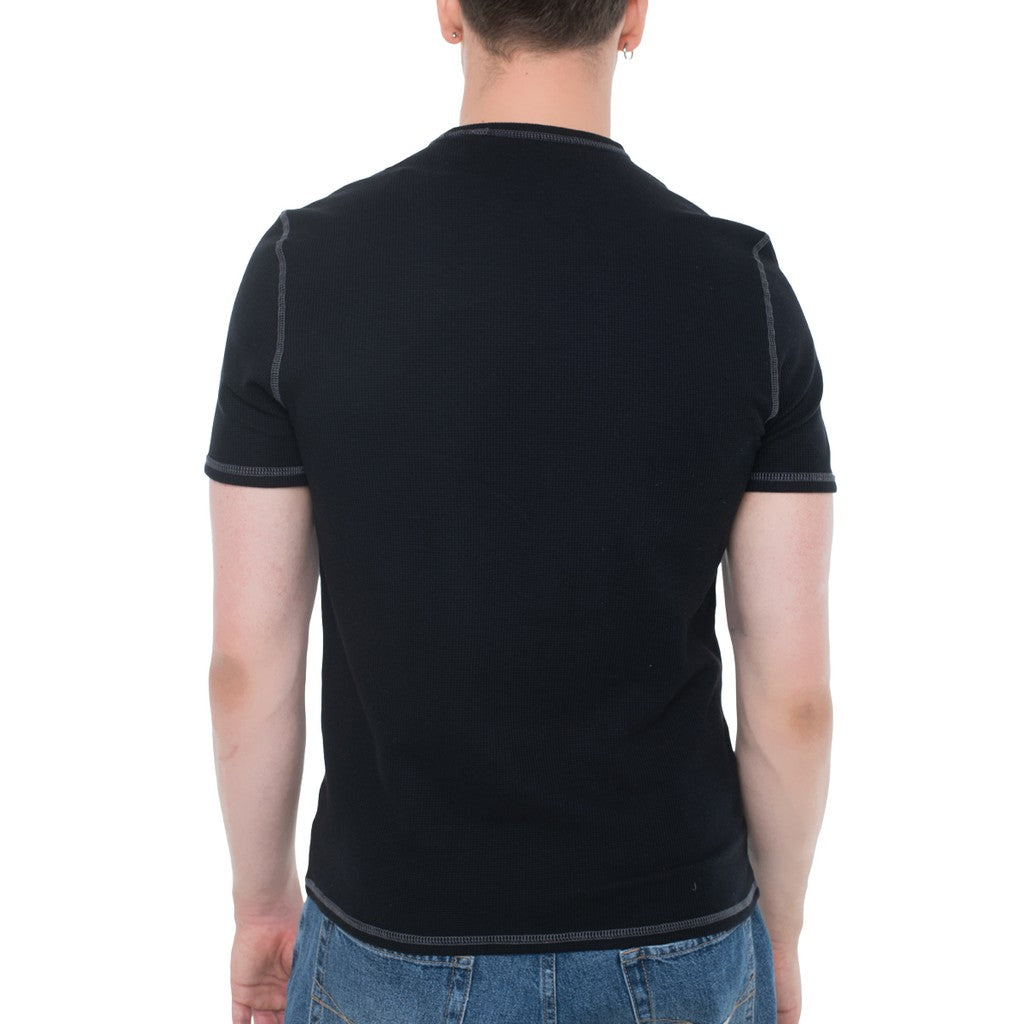 Guess Slim fit T-shirt met logo – Zwart