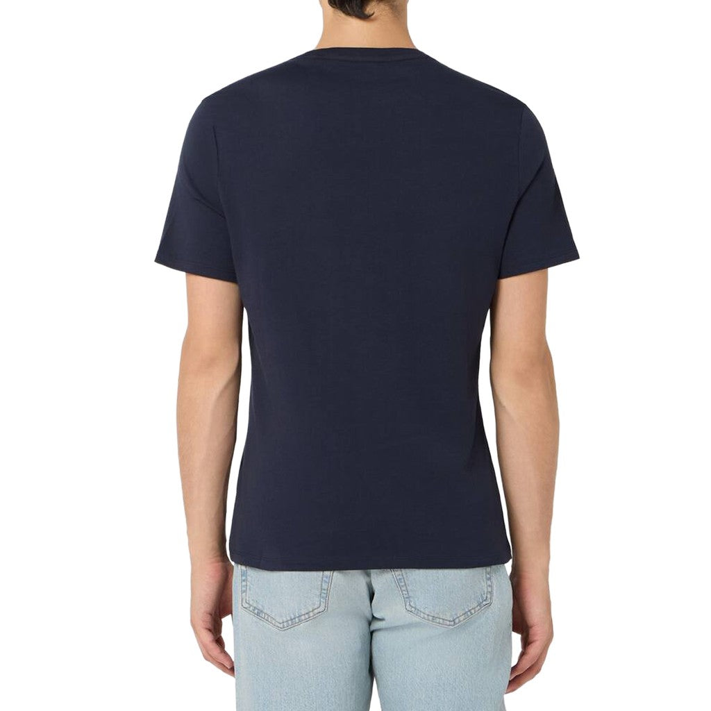 Guess Slim fit T-shirt met logoprint – Blauw