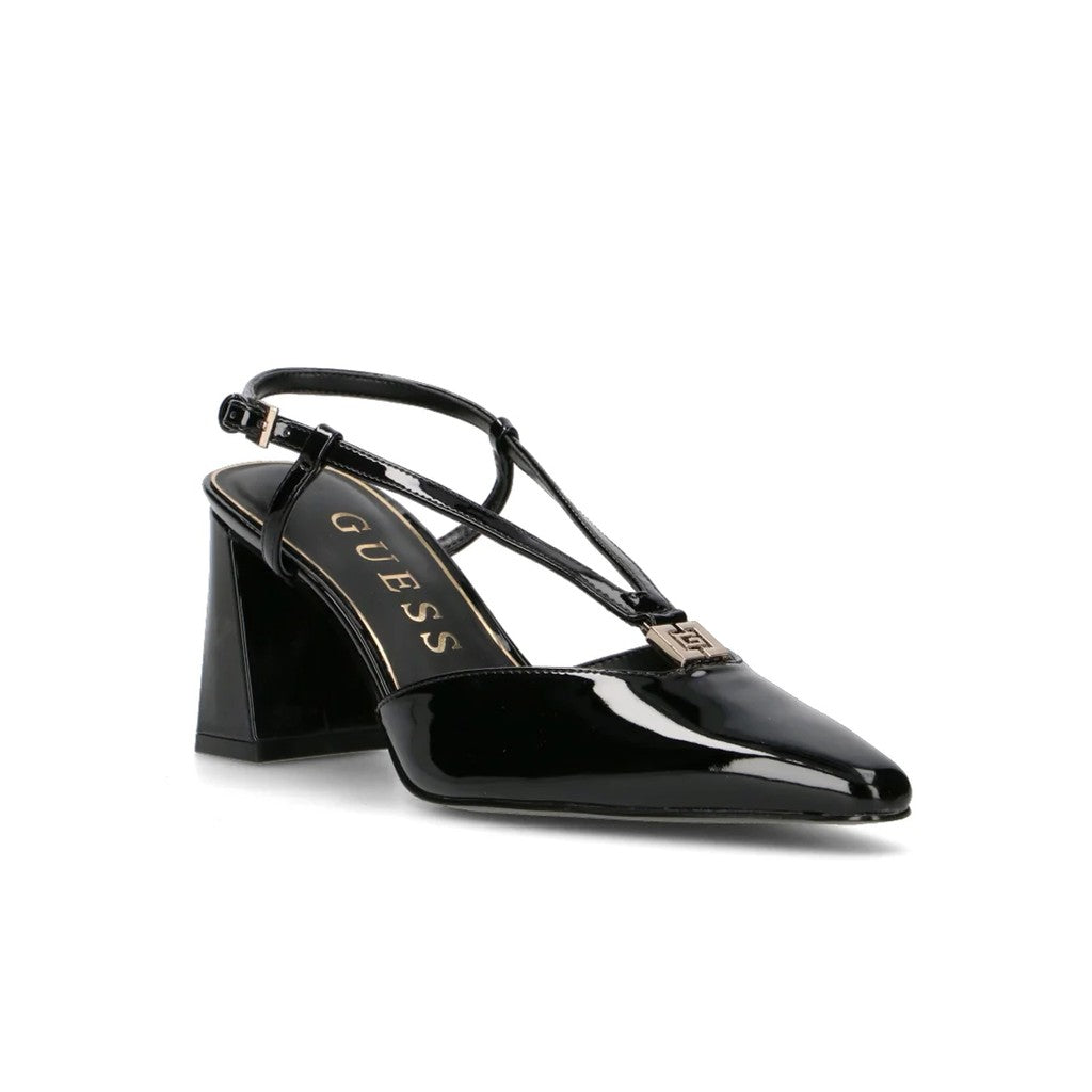 Guess Slingback pumps met blokhak – Zwart