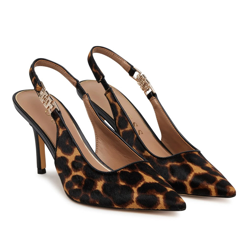 Guess Slingback pumps met dierenprint – Meerkleurig