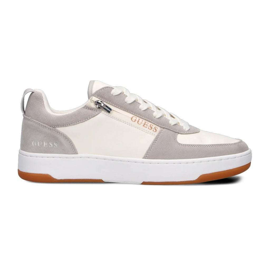 Guess Sneakers met rits – Crème