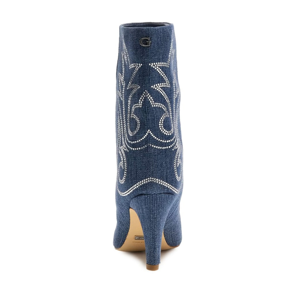 Guess Stoffen enkellaarzen – Blauw